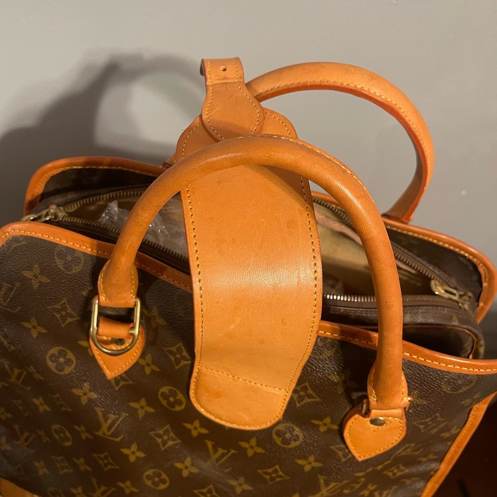 Louis Vuitton Brown and Tan Monogram Tote - Picture 2 of 10